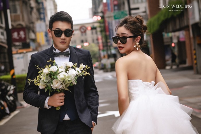 街拍婚紗照,婚紗照風格,婚紗攝影,拍婚紗